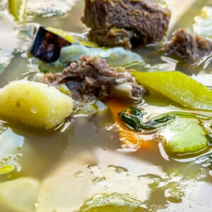 Sopa de res