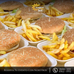 Hamburguesa con papas